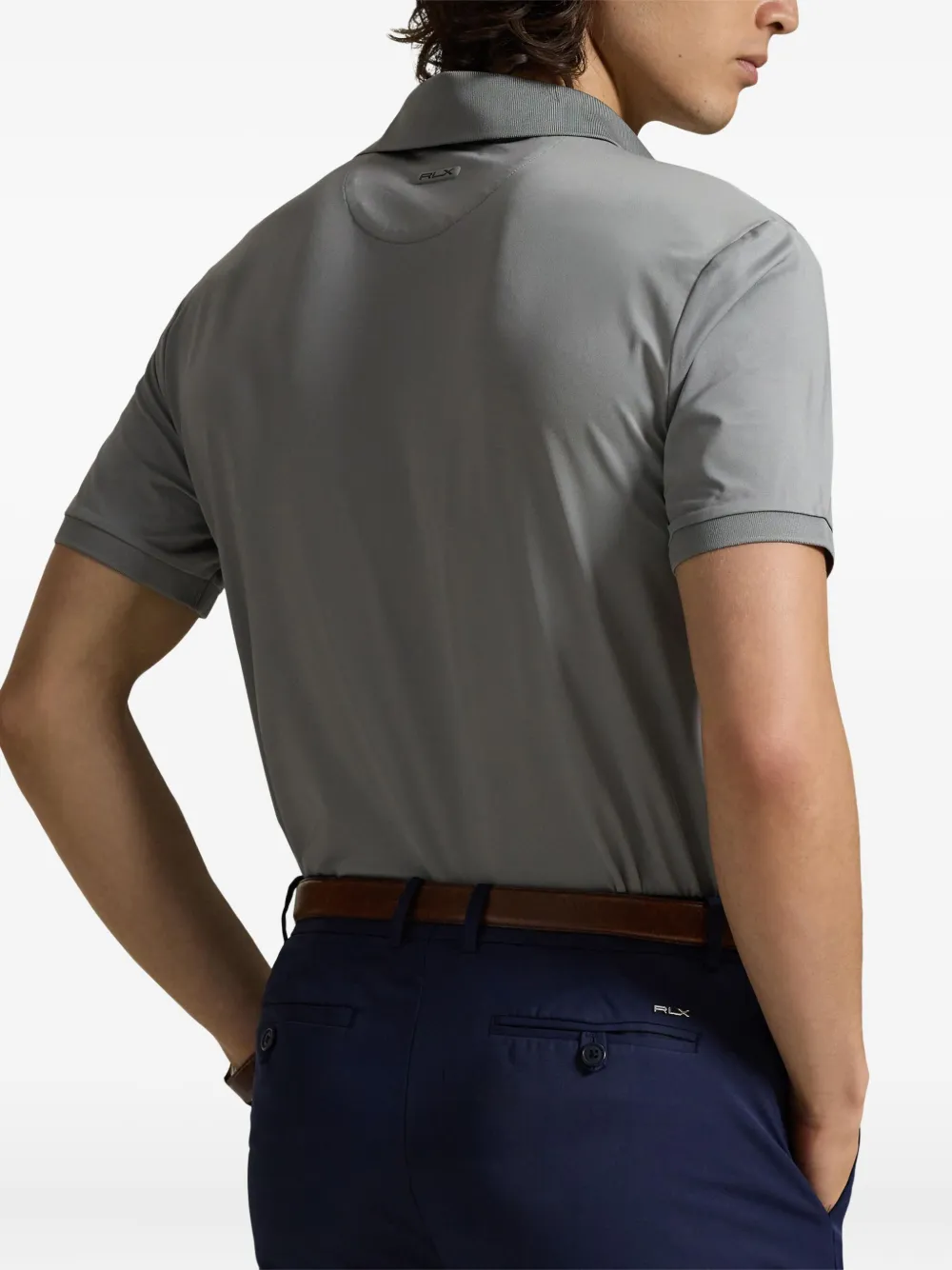 RLX Ralph Lauren short-sleeve polo shirt Grijs