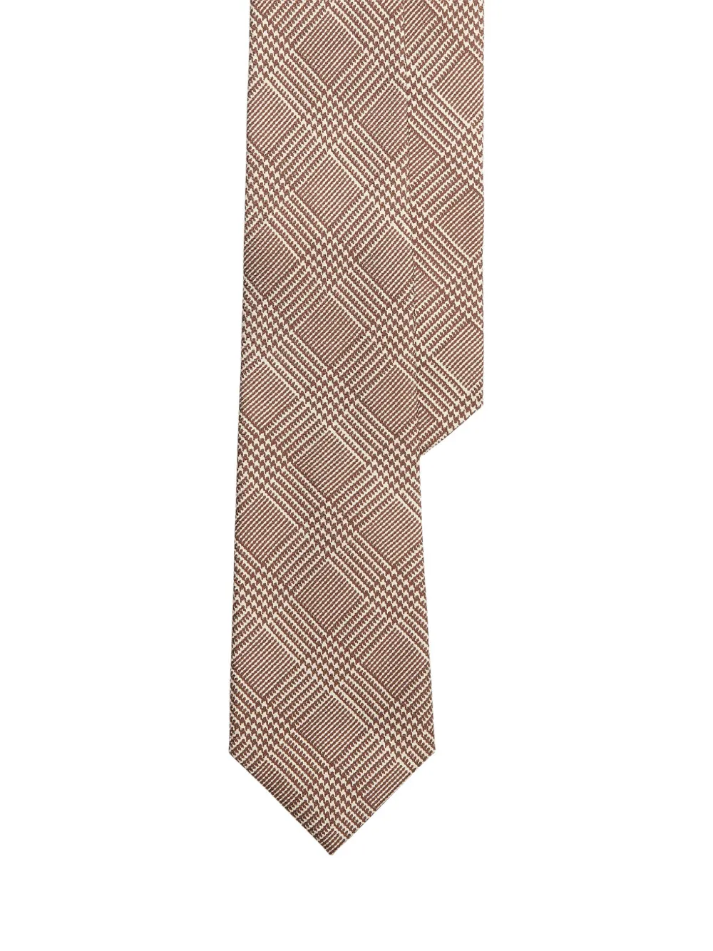 Ralph Lauren Purple Label plaid-check tie | Neutrals | Image 1