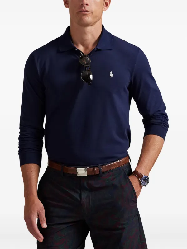 RLX Ralph Lauren ロングスリーブ ポロシャツ | ブルー