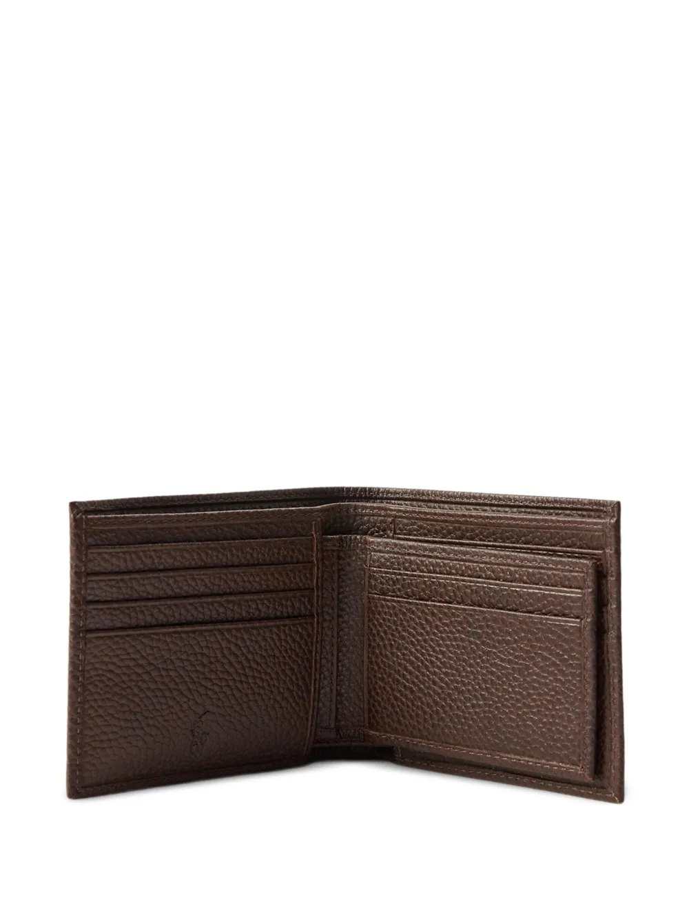 Polo Ralph Lauren Portemonnee van bewerkt leer Bruin