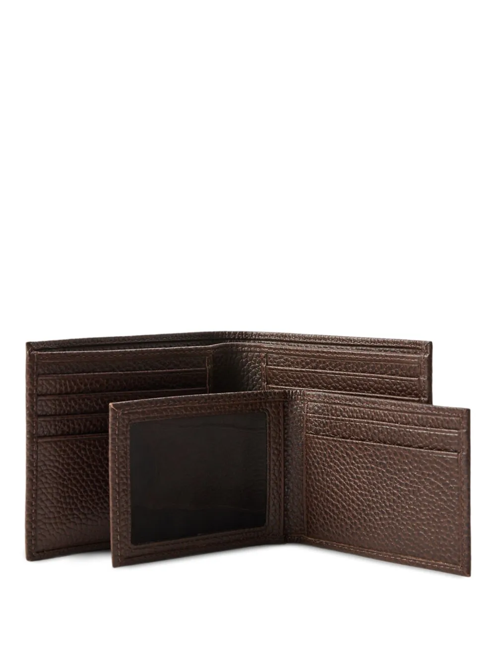 Polo Ralph Lauren Portemonnee van bewerkt leer Bruin