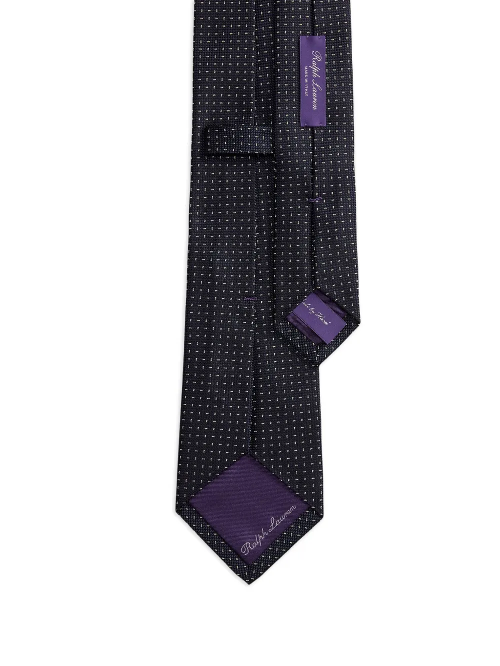 Ralph Lauren Purple Label Stropdas met jacquard en standaardhals - Blauw