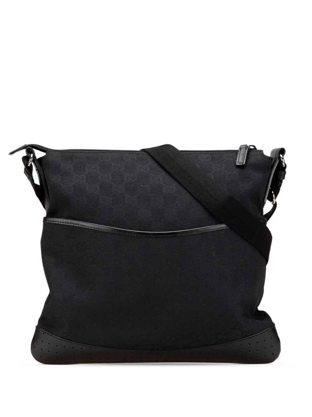 Gucci Pre-Owned 2000-2015 GG Canvas crossbody bag - ブラック Gucci Pre-Owned 2000-2015 GG Canvas crossbody bag - ブラック
