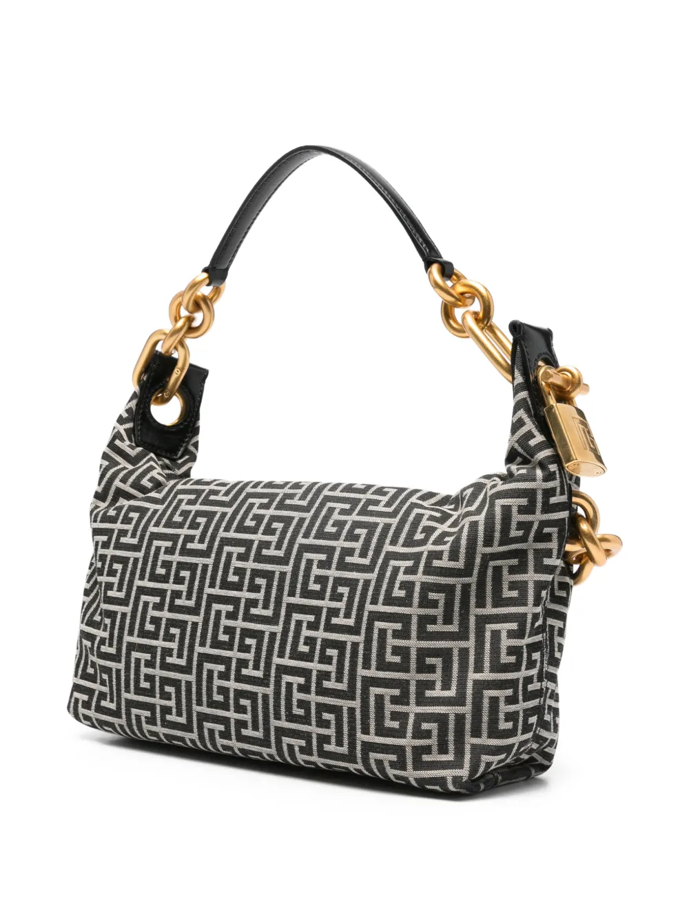 Balmain Medium Chain Sync shopper met monogram Zwart