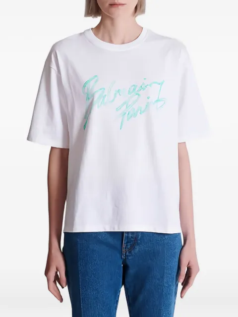 Balmain cropped T-shirt