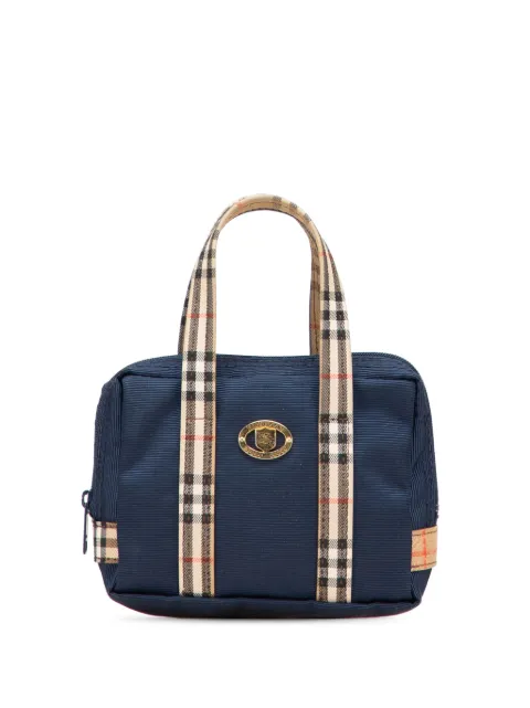 Burberry Pre-Owned 20th Century House Check Trimmed Nylon handbag
