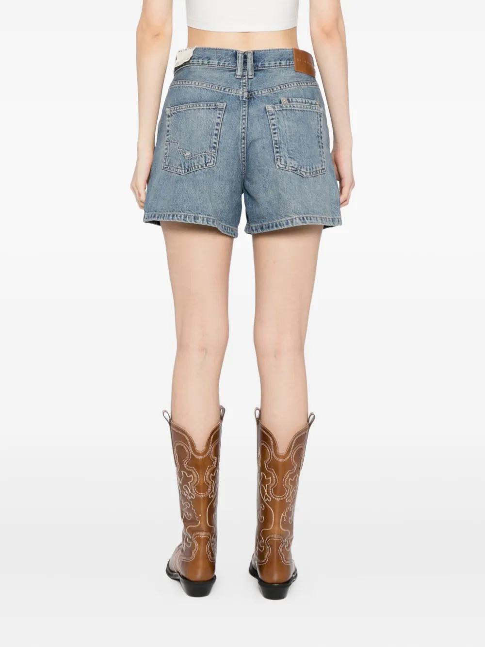 Free People Tippi denim shorts Blauw