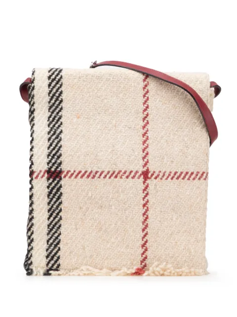 Burberry Pre-Owned 2000-2017 Nova Check Wool crossbody bag