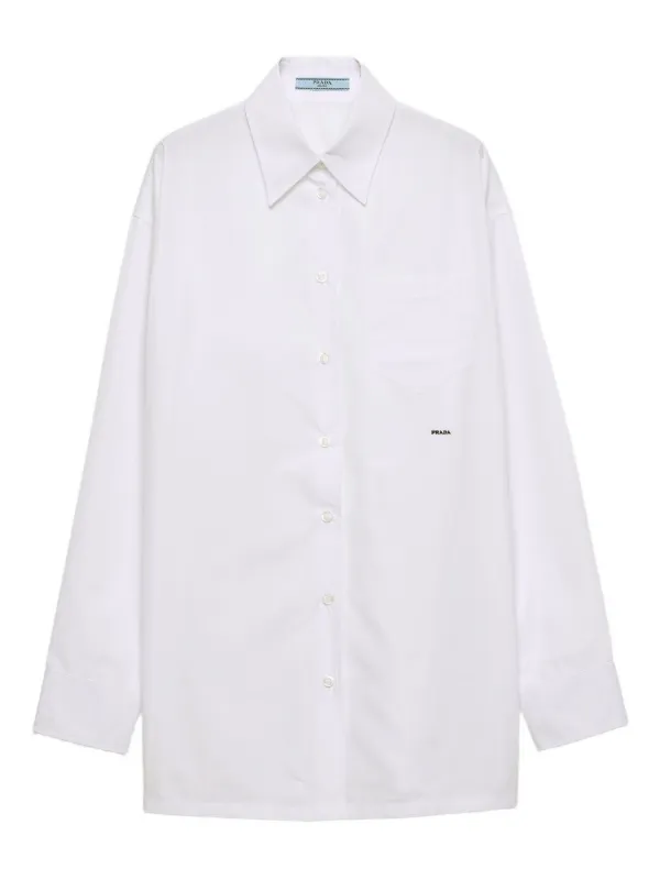Prada パッチポケット シャツ | ホワイト | FARFETCH JP