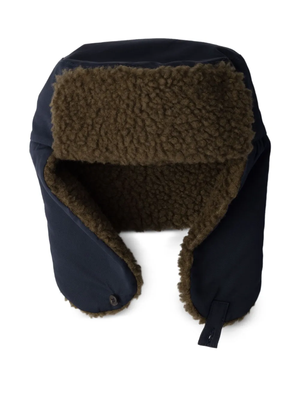 Prada Popeline fleece gevoerde hoed Zwart