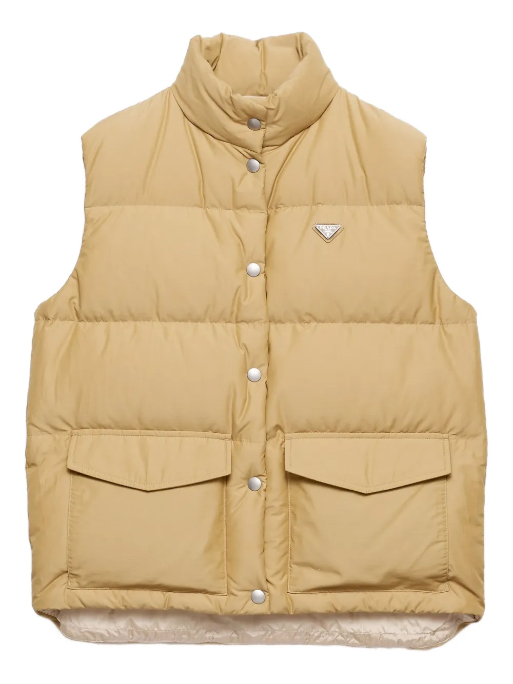 Prada down padded vest | Neutrals | Image 1