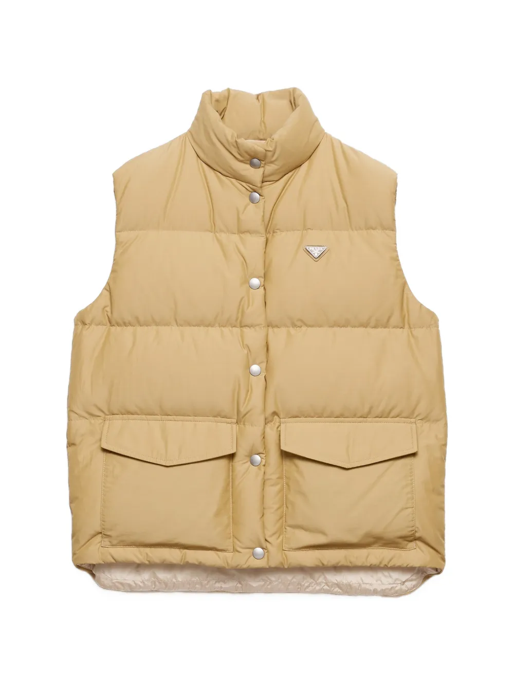 Prada Gewatteerde bodywarmer Beige