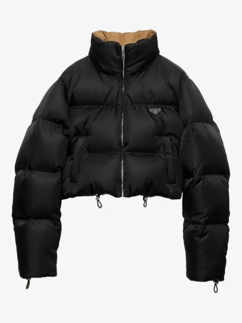 Prada cropped Re-Nylon down jacket