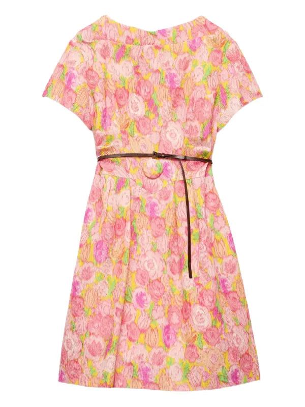 Floral-print Midi Shirtdress