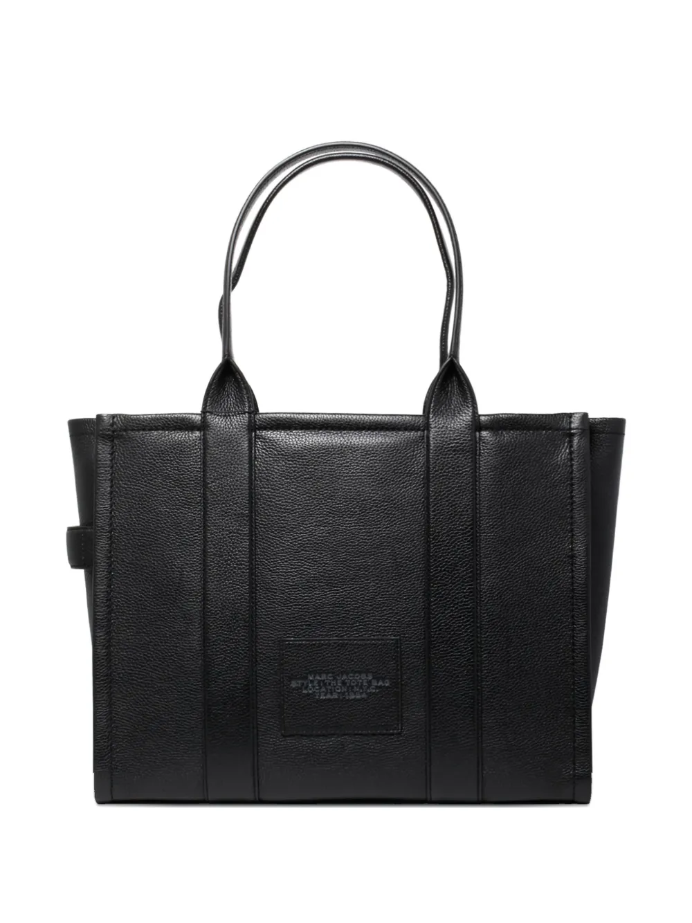 Marc Jacobs The Leather grote shopper - Zwart