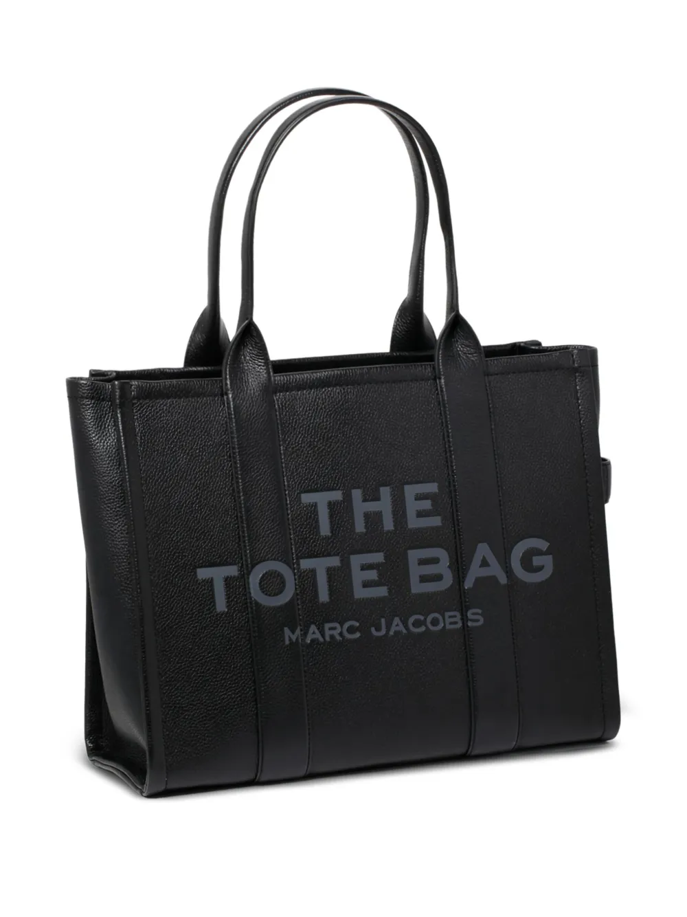 Marc Jacobs The Leather grote shopper Zwart