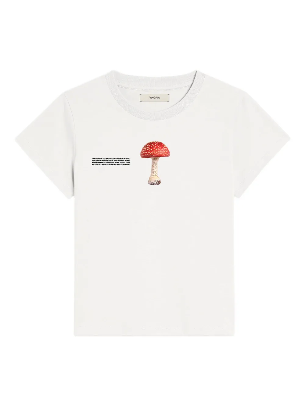Pangaia Kids mushroom-print T-shirt | White | Image 1
