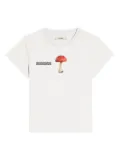 Pangaia Kids mushroom-print T-shirt - White