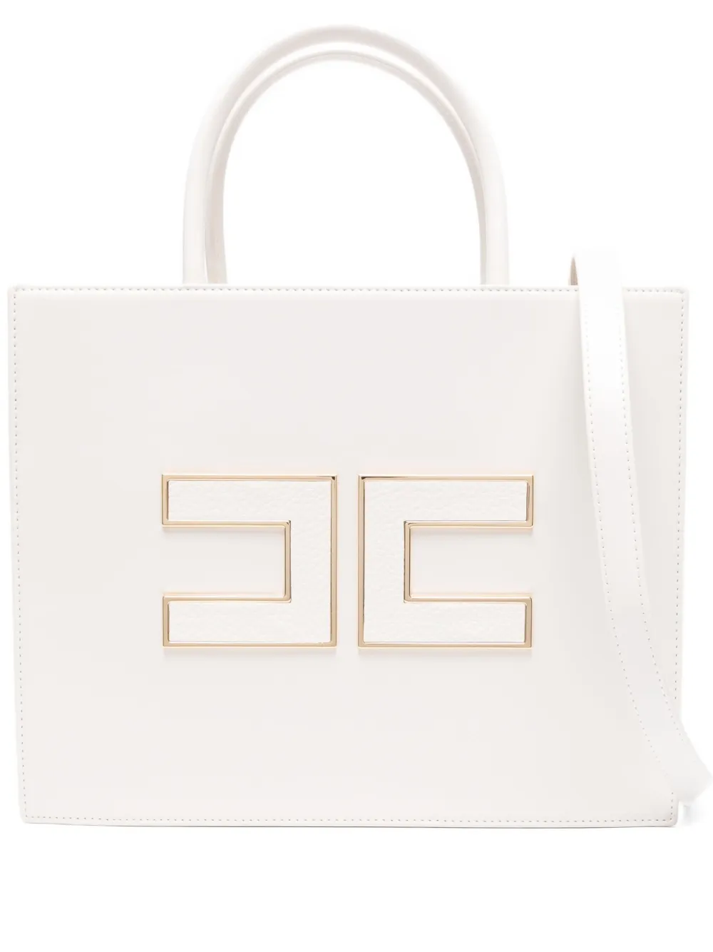 logo-plaque tote bag