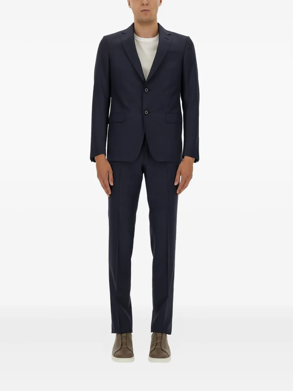 Zegna button suit - Blu