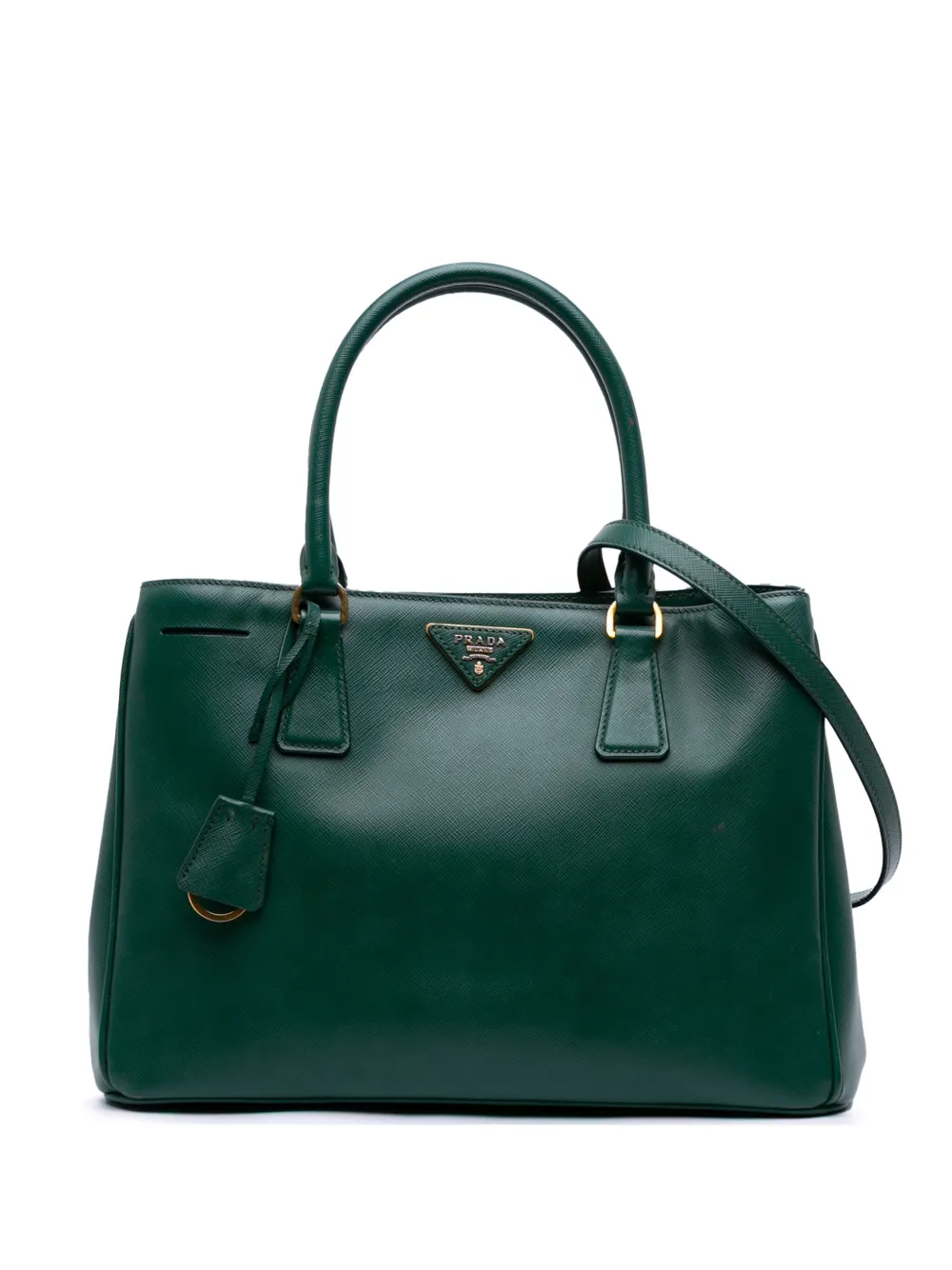 Prada Pre-Owned 2000-2025 Medium Saffiano Lux Galleria satchel | Green | Image 1