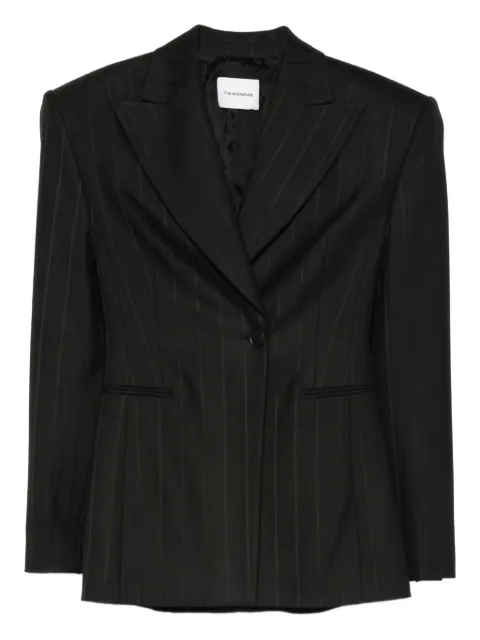 THE ANDAMANE pinstriped single-breasted blazer