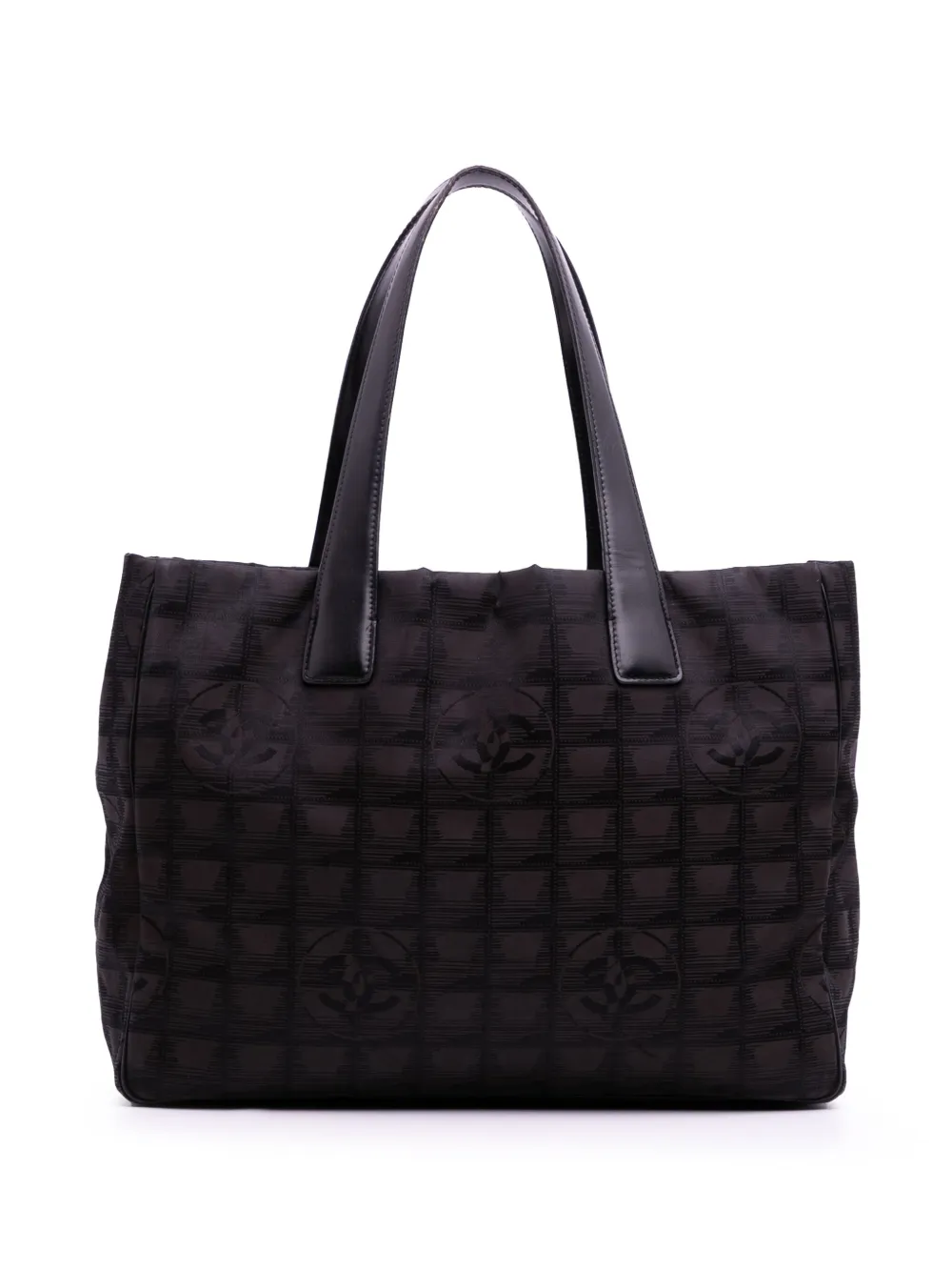 CHANEL Pre-Owned 2004-2005 New Travel Line Nylon tote bag - ブラウン CHANEL Pre-Owned 2004-2005 New Travel Line Nylon tote bag - ブラウン