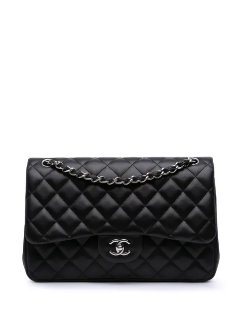 CHANEL Pre-Owned 2012 Jumbo Classic Lambskin Double Flap shoulder bag