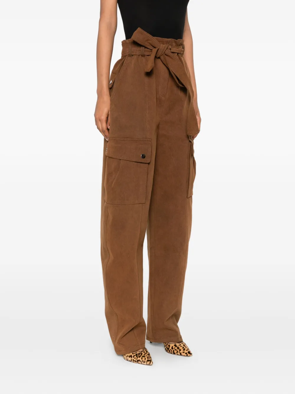 THE ANDAMANE Cargo broek Bruin
