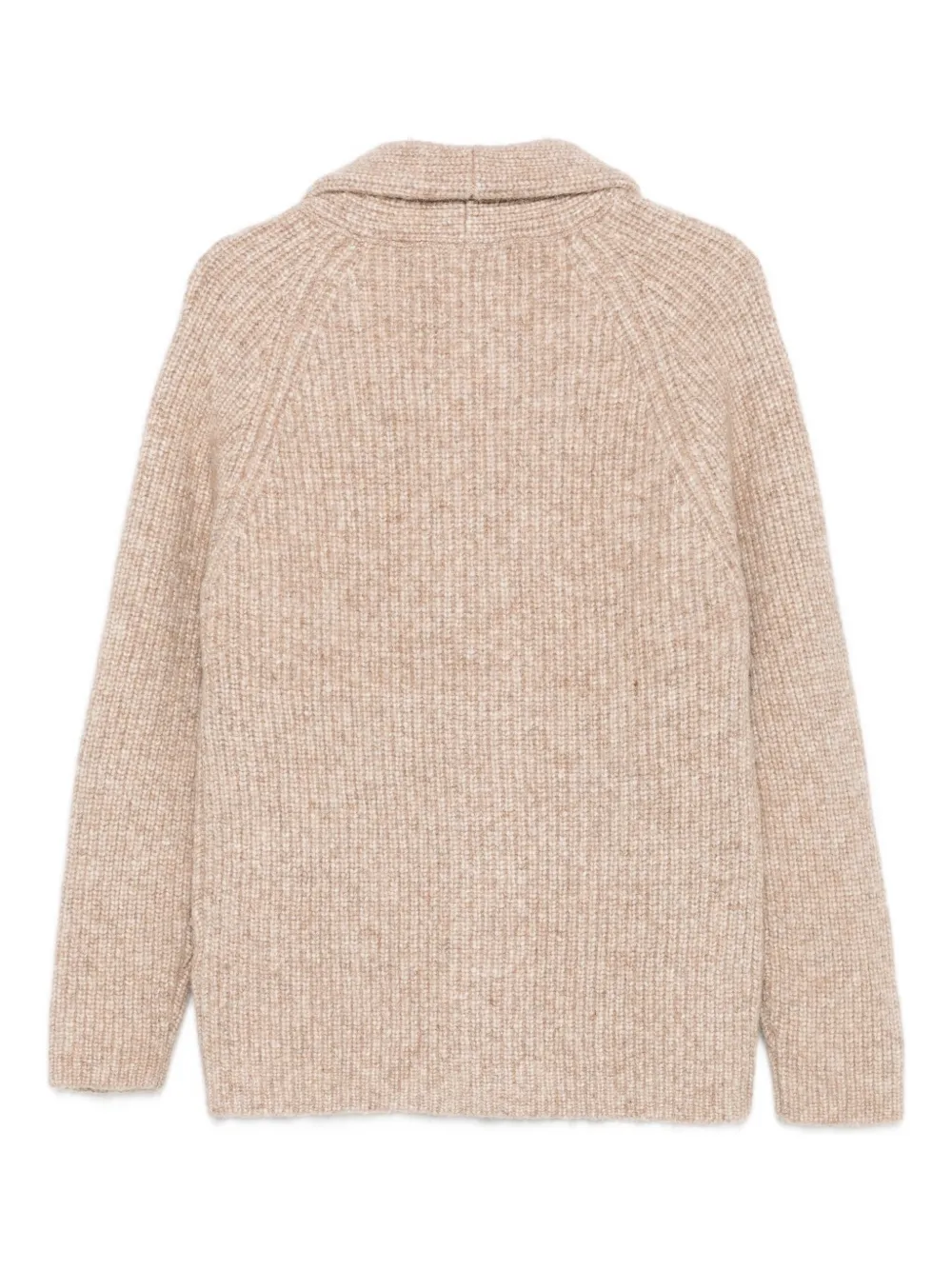 Tagliatore Shawl-collar Pocket Cardigan In Neutral