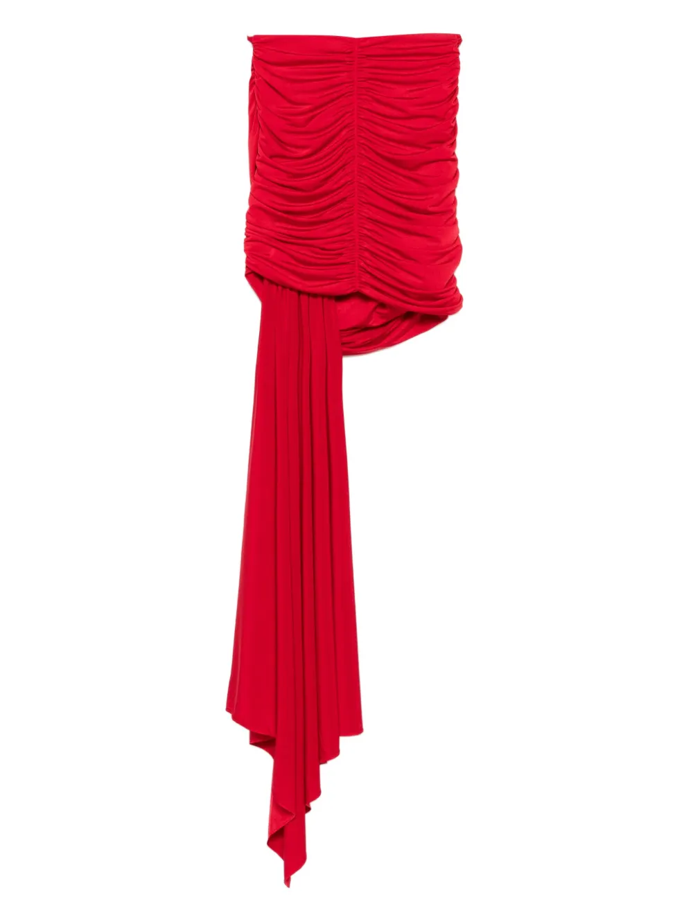 THE ANDAMANE draped skirt - Rood
