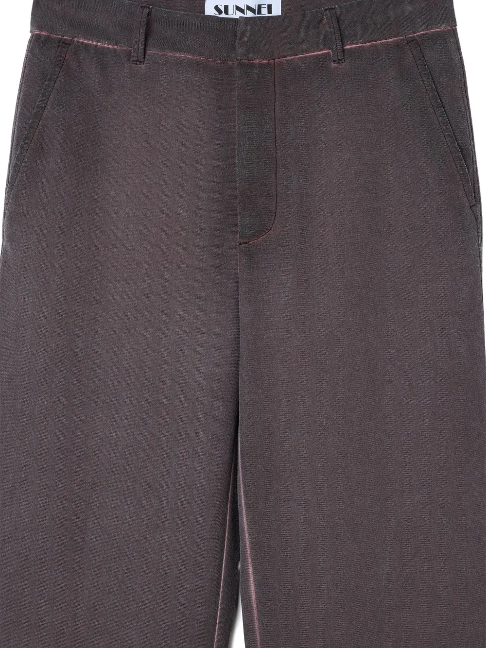 Sunnei belt-loops trousers - Paars