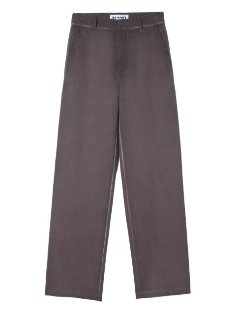 Sunnei belt-loops trousers