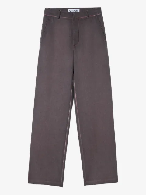 Sunnei belt-loops trousers
