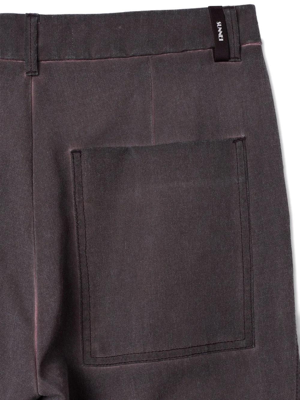 Sunnei Broek met riemlussen Paars