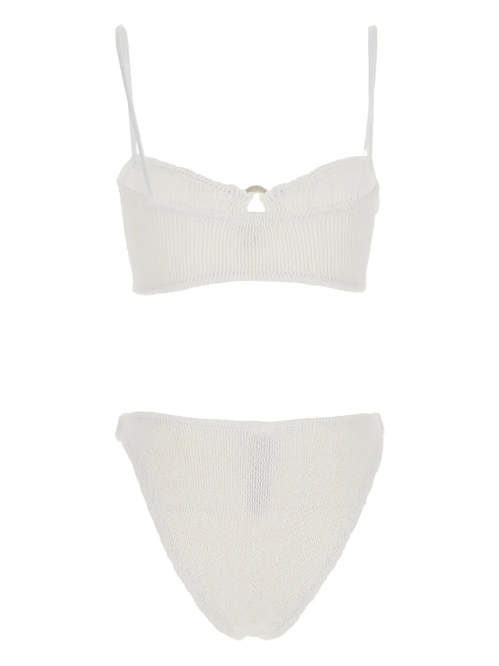 Hunza G Misty bikini met parelmoer Wit