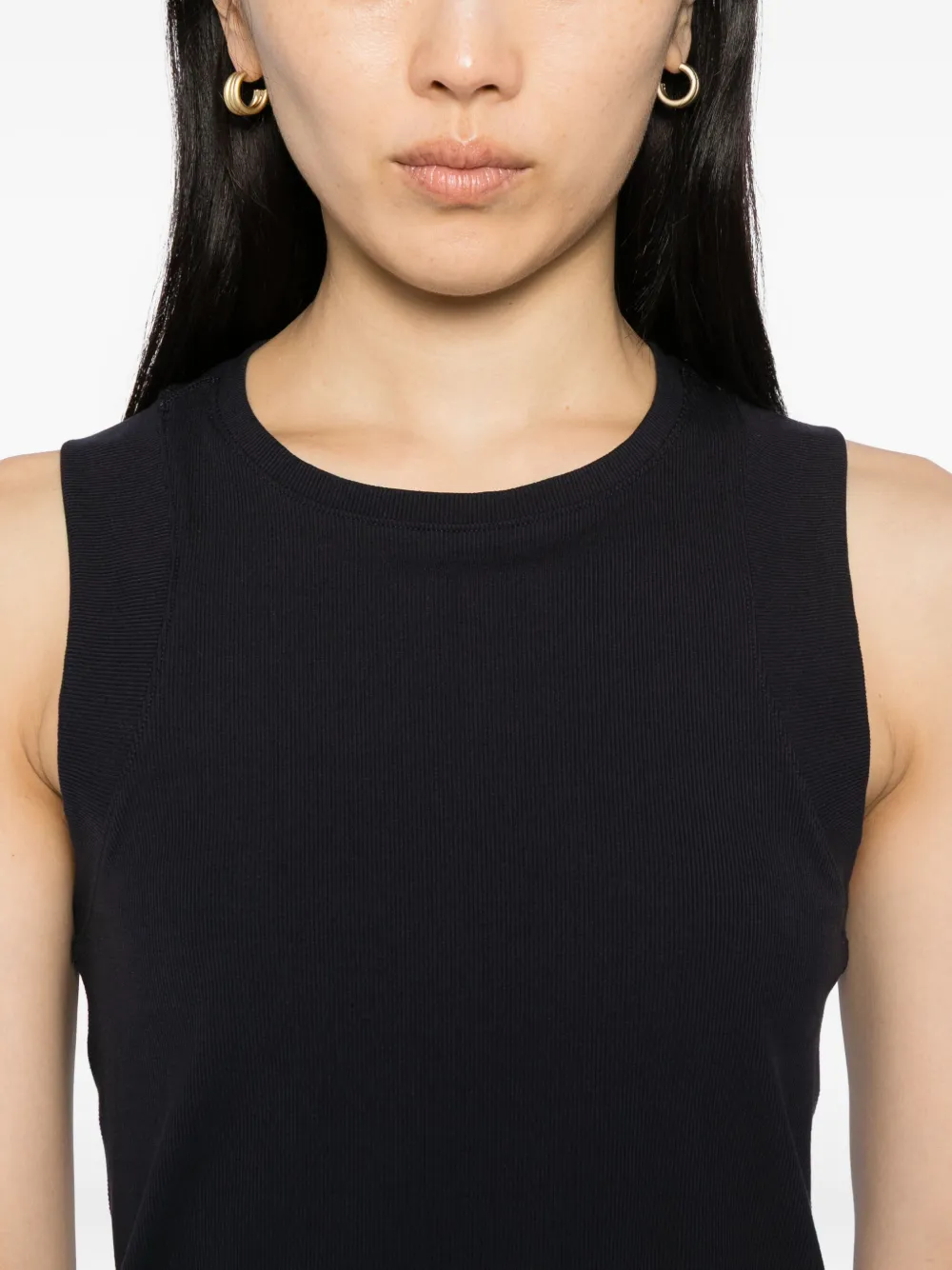 Vuori Pose Piped Tank Top In Black