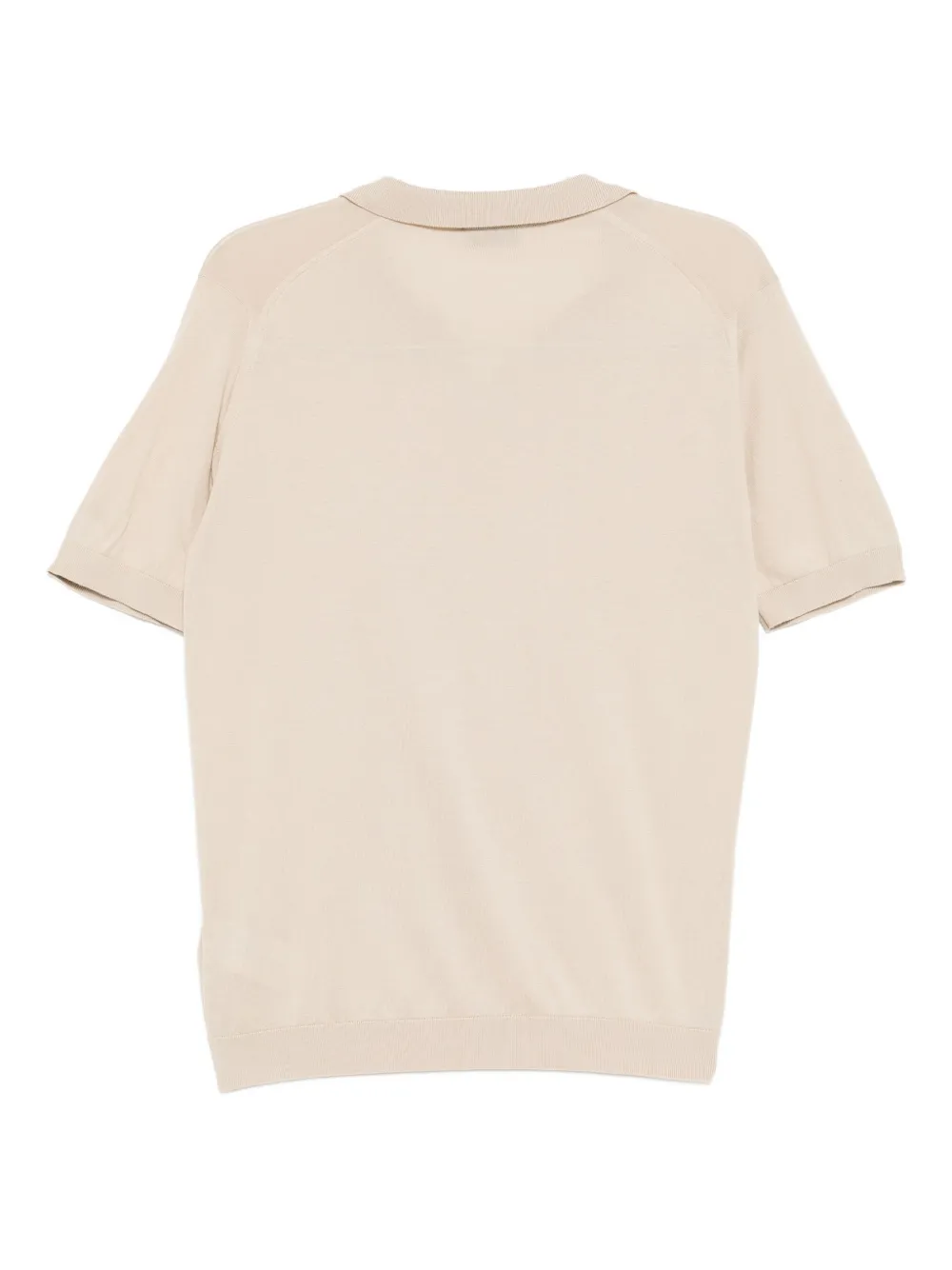 John Smedley Ryan Knitted T-shirt In Neutral