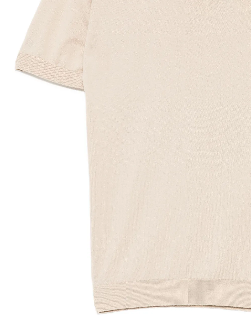 John Smedley Ryan Knitted T-shirt In Neutral