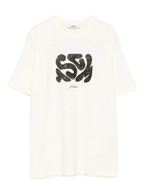 MSGM Kids logo-print T-shirt