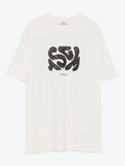 MSGM Kids T-Shirt mit Logo-Print