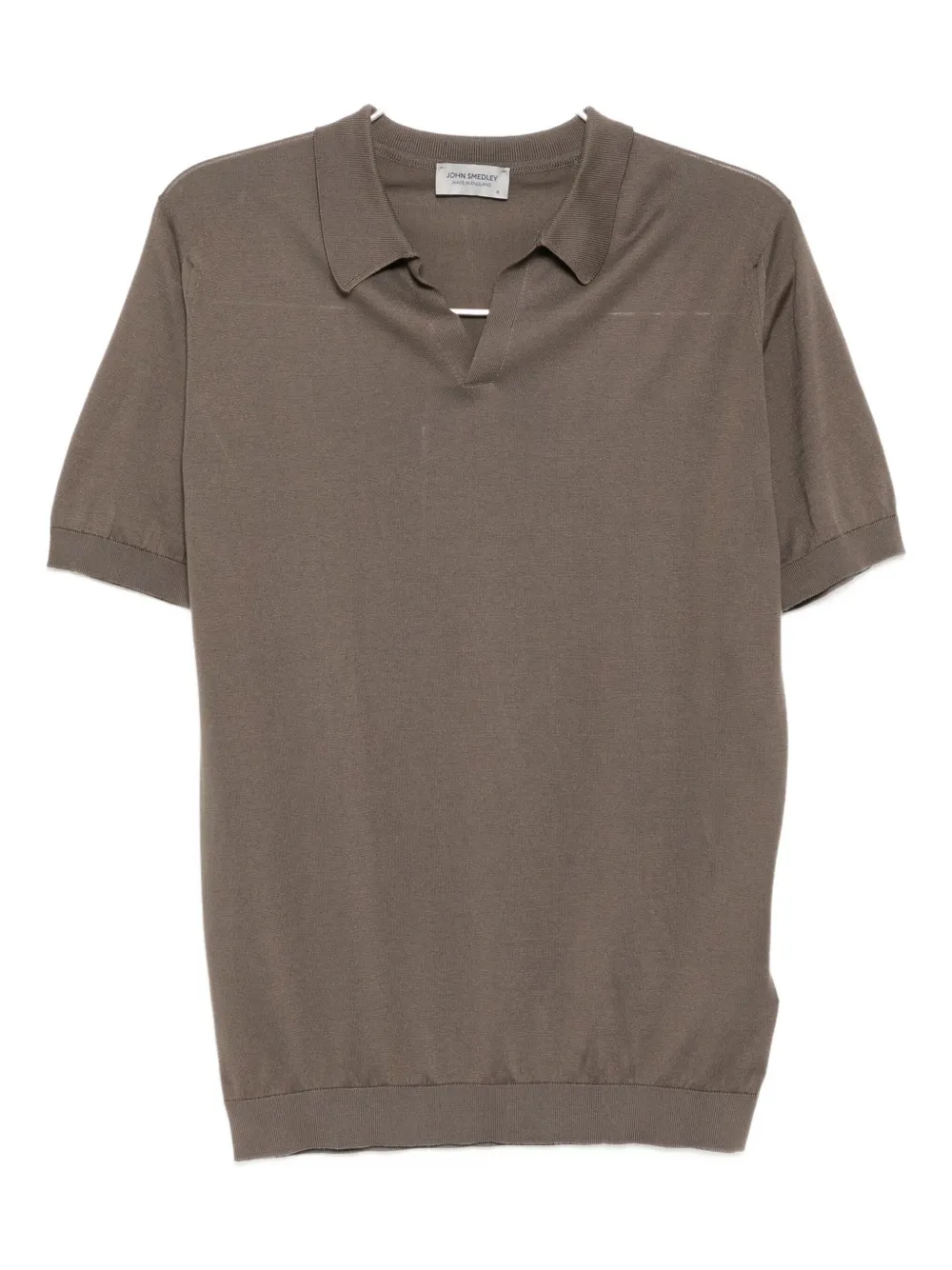 John Smedley Short-sleeved T-shirt In Brown