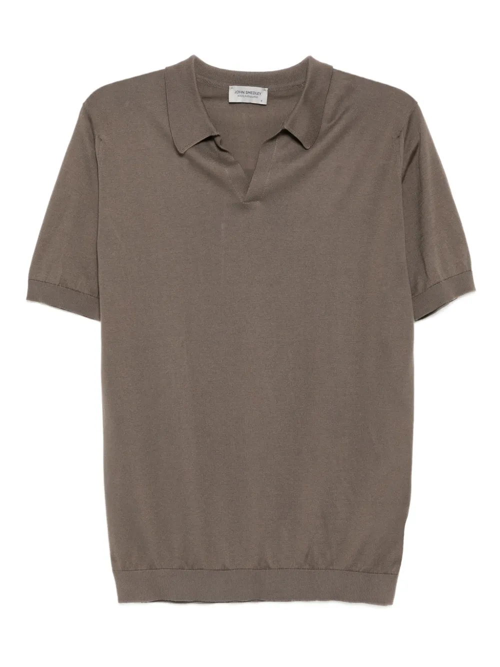 John Smedley short-sleeved T-shirt | Brown | Image 1
