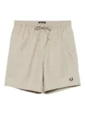 Fred Perry elasticated waistband swimshorts - Grey