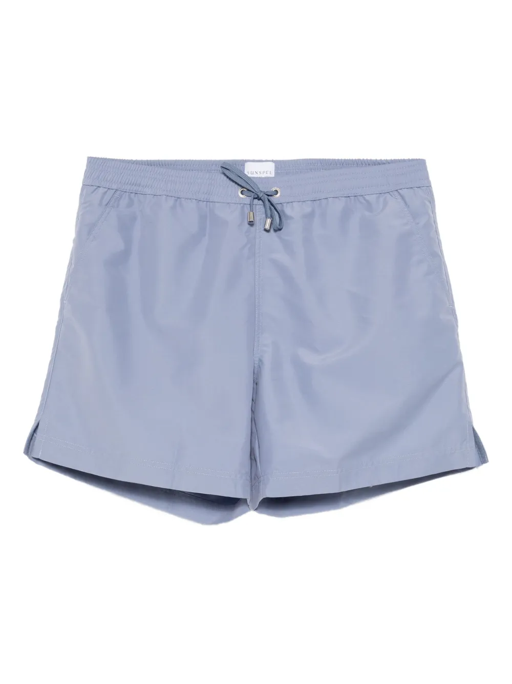 Sunspel Zwembroek met trekkoord Blauw