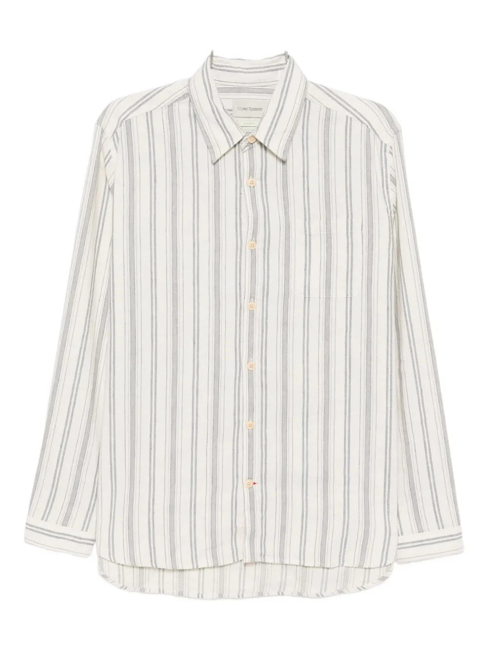 Oliver Spencer New York Striped Shirt In Neutral