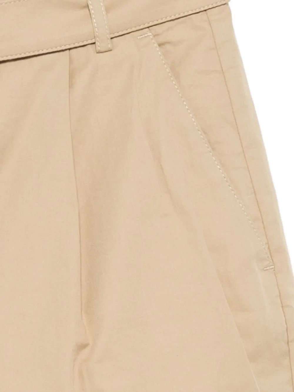 Oliver Spencer Shorts met ceintuur Bruin