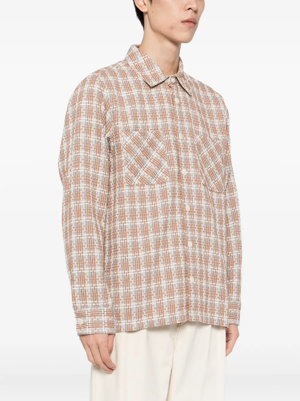 Wax London Wax Whiting shirtjack Bruin