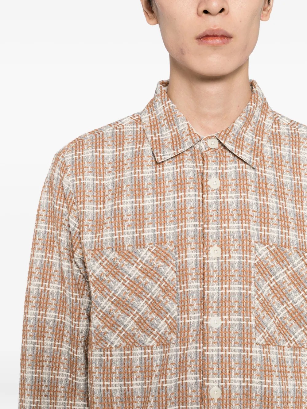 Wax London Wax Whiting shirtjack Bruin