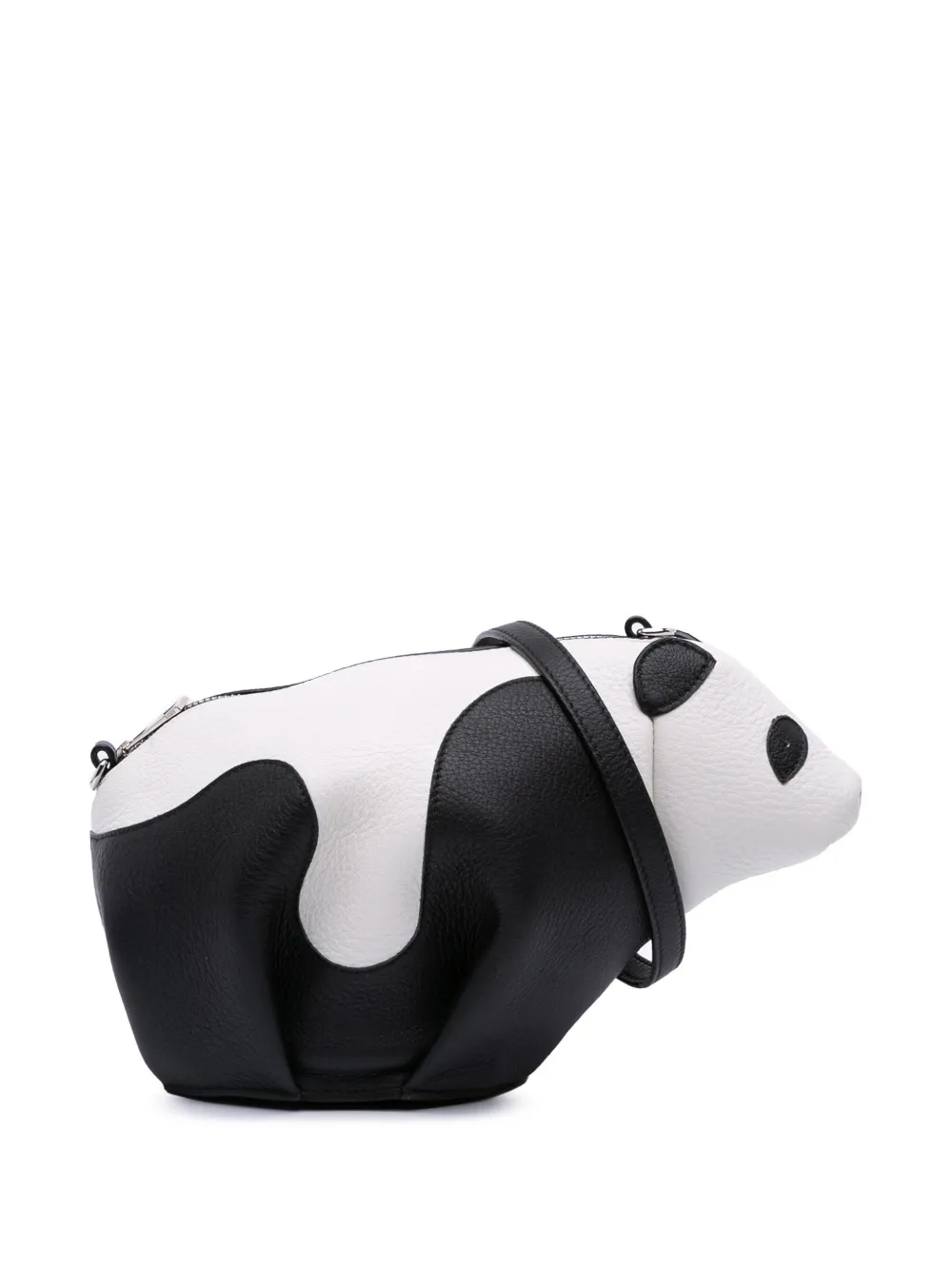 Loewe Pre-Owned 2018 Panda Bear ショルダーバッグ - ブラック Loewe Pre-Owned 2018 Panda Bear ショルダーバッグ - ブラック